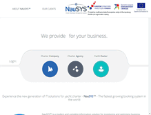 Tablet Screenshot of nausys.com